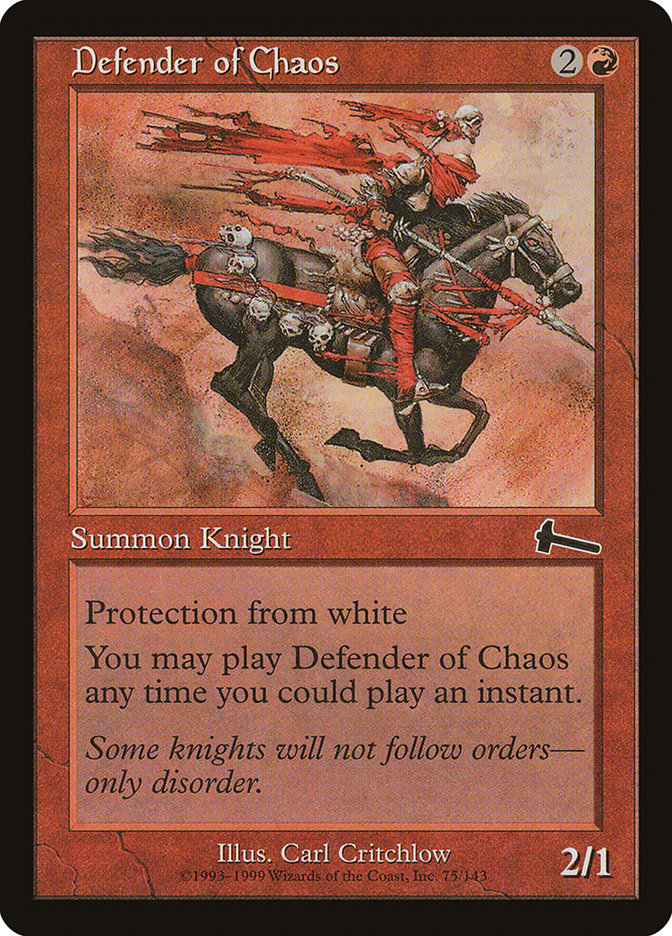 Defender of Chaos [Urza's Legacy] | Game Haven TX