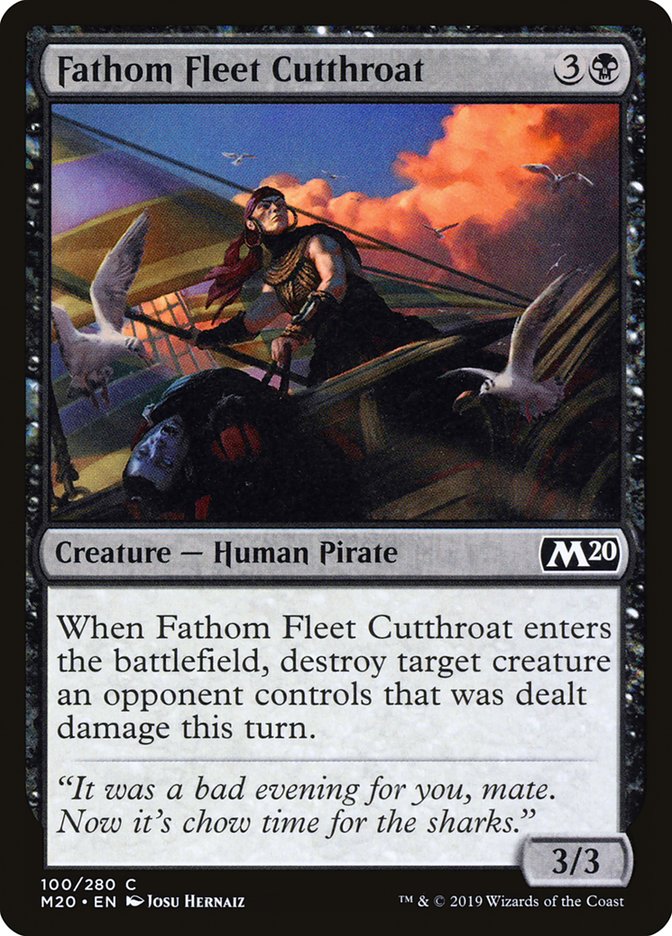 Fathom Fleet Cutthroat [Core Set 2020] | Game Haven TX