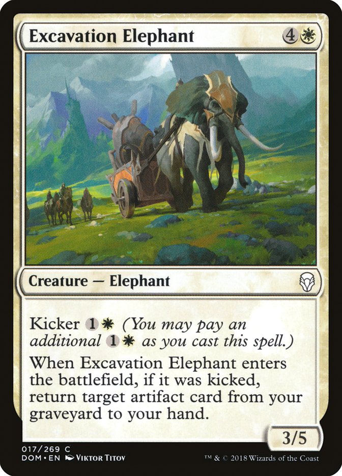 Excavation Elephant [Dominaria] | Game Haven TX