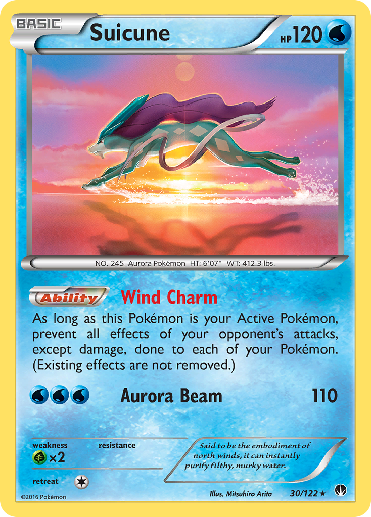Suicune (30/122) [XY: BREAKpoint] | Game Haven TX