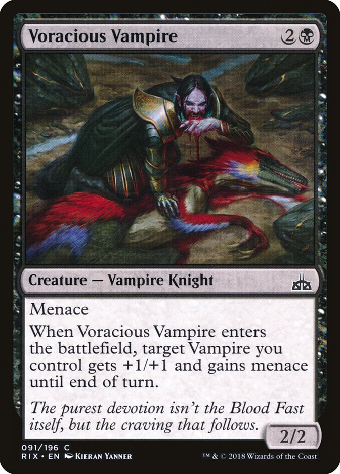 Voracious Vampire [Rivals of Ixalan] | Game Haven TX
