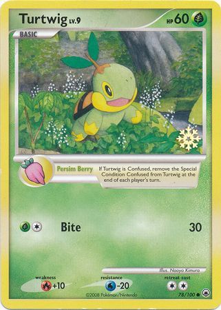 Turtwig (78/100) [Countdown Calendar Promos] | Game Haven TX