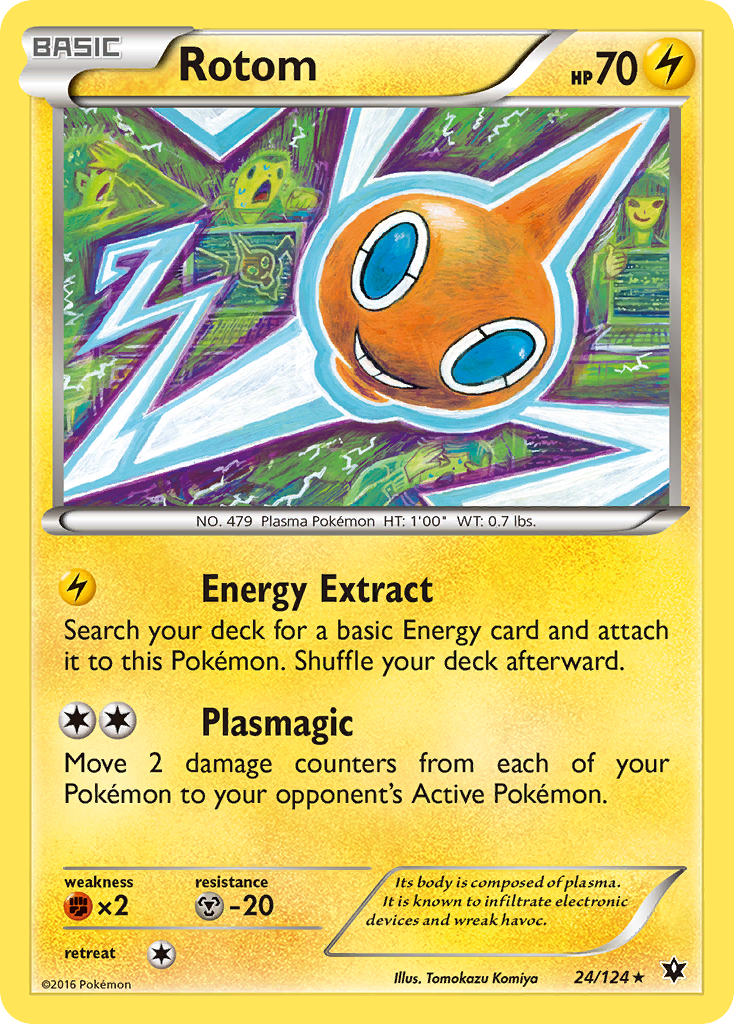 Rotom (24/124) [XY: Fates Collide] | Game Haven TX