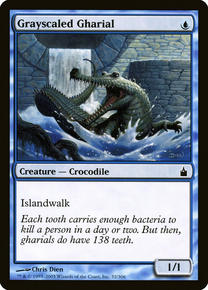 Grayscaled Gharial [Ravnica: City of Guilds] | Game Haven TX