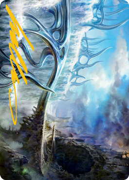 Mistvault Bridge Art Card (Gold-Stamped Signature) [Modern Horizons 2 Art Series] | Game Haven TX