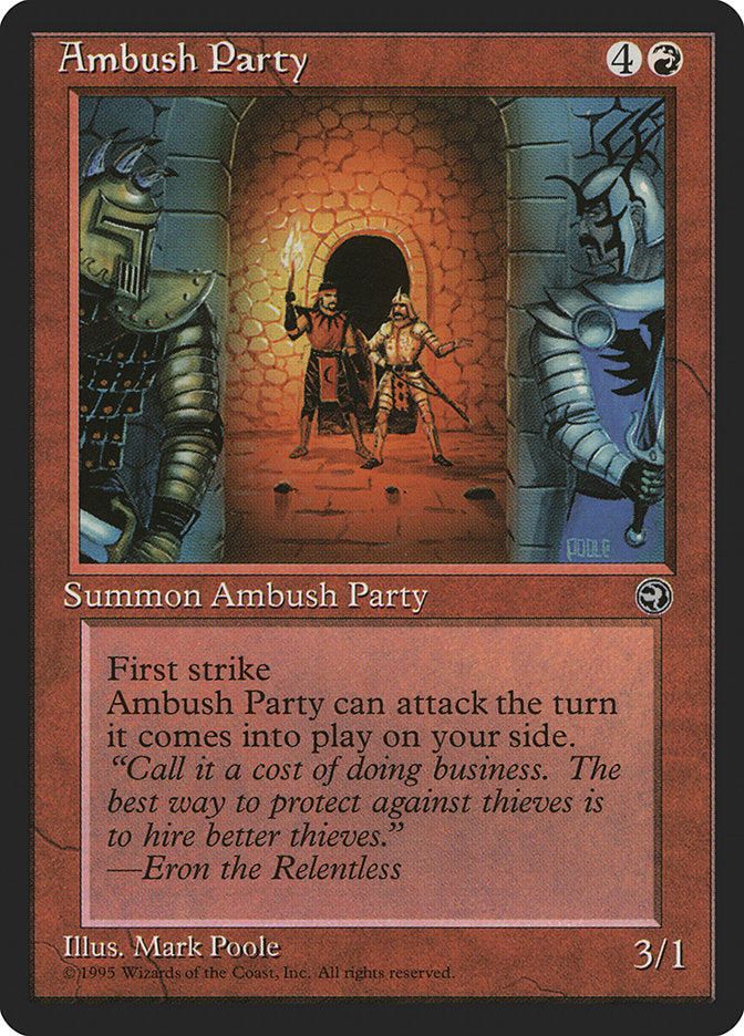 Ambush Party (Eron Flavor Text) [Homelands] | Game Haven TX