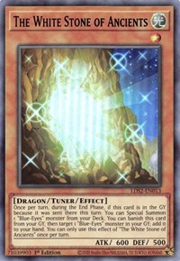 The White Stone of Ancients (Blue) [LDS2-EN013] Ultra Rare | Game Haven TX