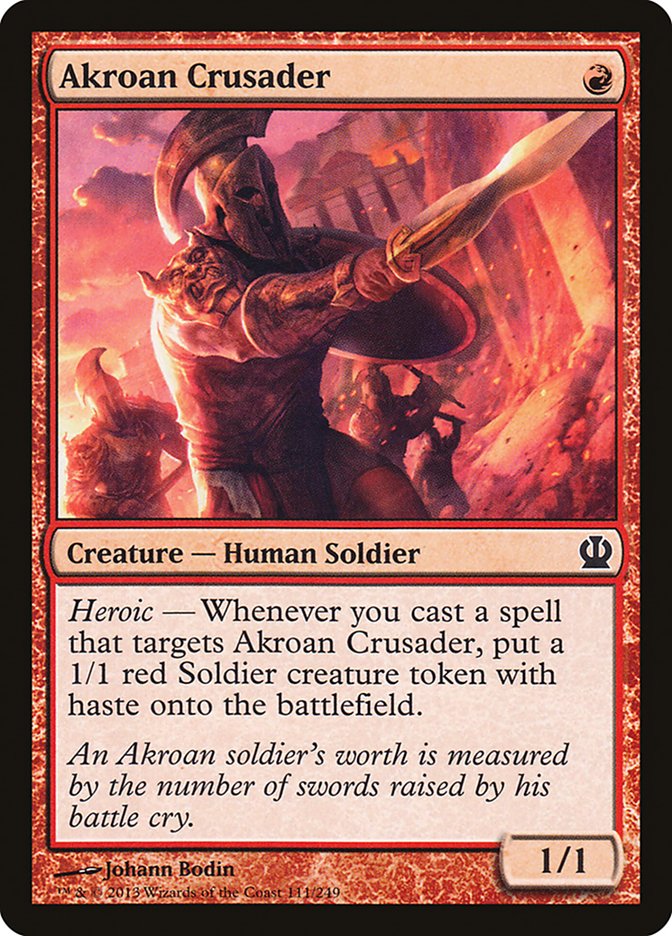 Akroan Crusader [Theros] | Game Haven TX
