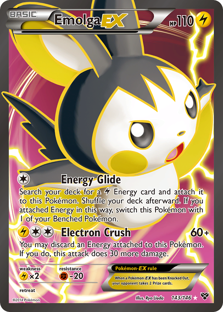 Emolga EX (143/146) [XY: Base Set] | Game Haven TX