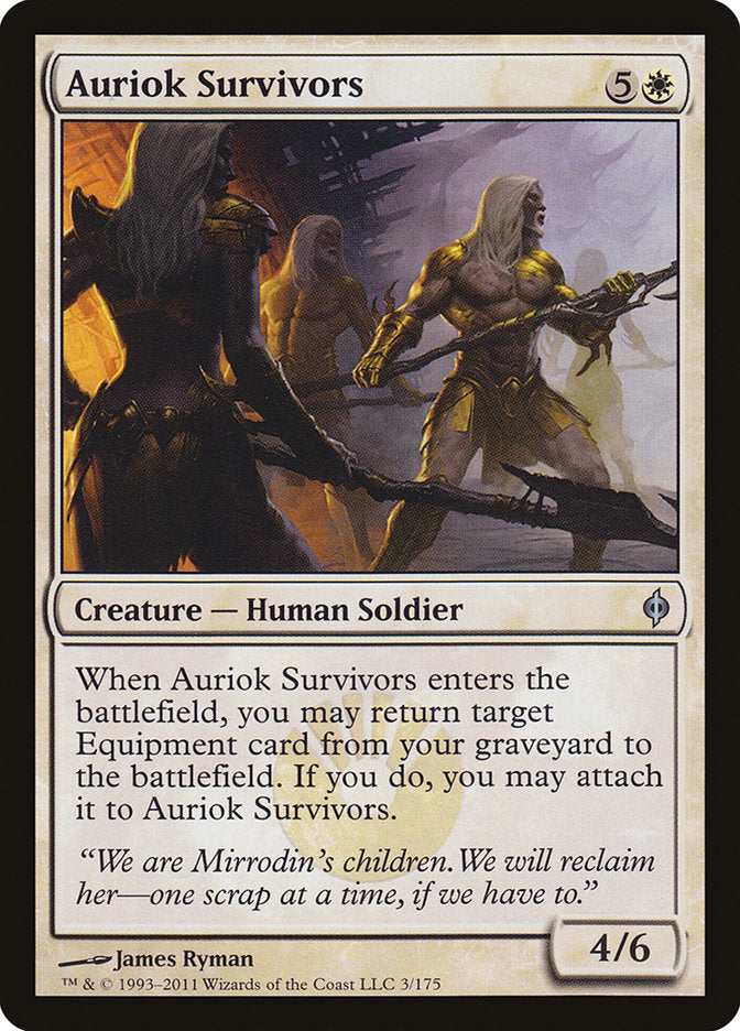 Auriok Survivors [New Phyrexia] | Game Haven TX