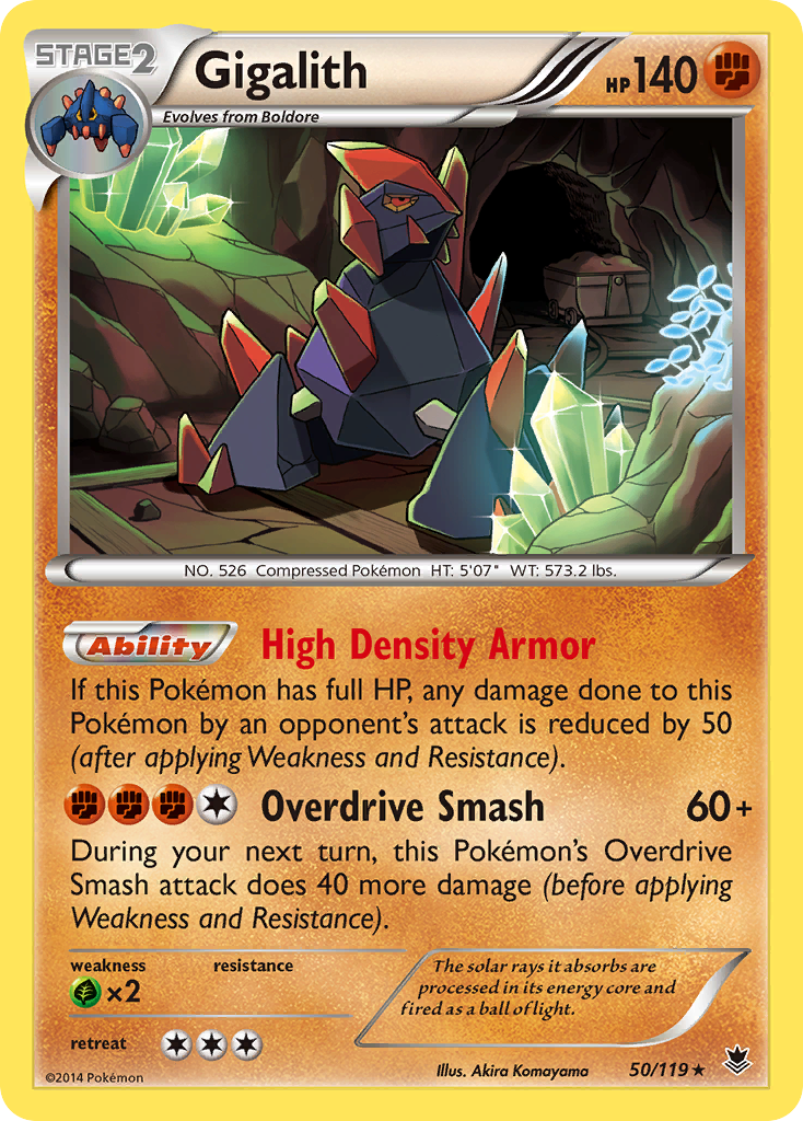Gigalith (50/119) [XY: Phantom Forces] | Game Haven TX