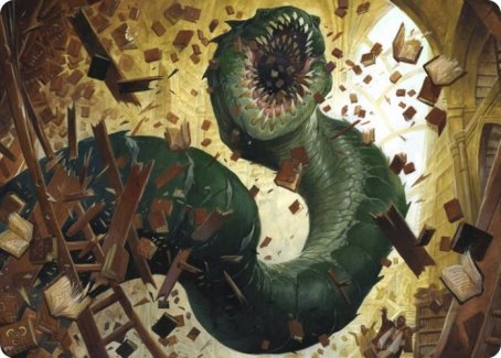Bookwurm Art Card [Strixhaven: School of Mages Art Series] | Game Haven TX