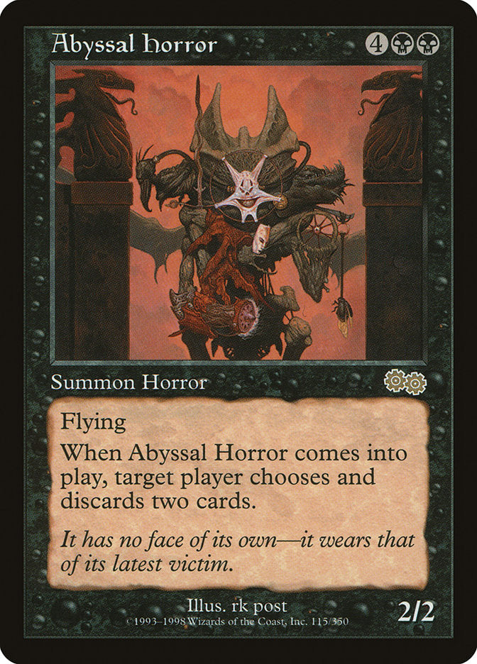 Abyssal Horror [Urza's Saga] | Game Haven TX