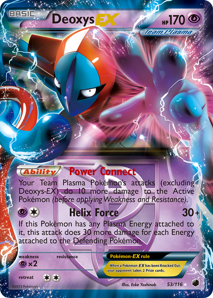 Deoxys EX (53/116) [Black & White: Plasma Freeze] | Game Haven TX