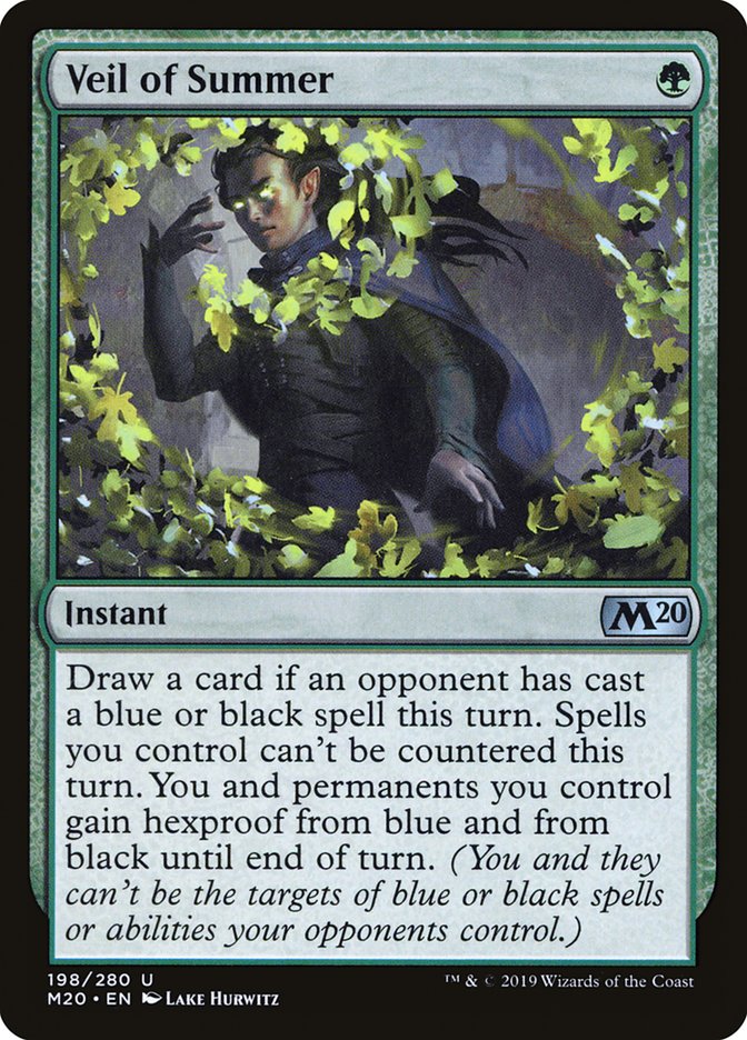 Veil of Summer [Core Set 2020] | Game Haven TX