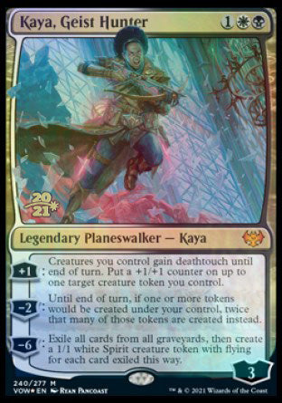 Kaya, Geist Hunter [Innistrad: Crimson Vow Prerelease Promos] | Game Haven TX