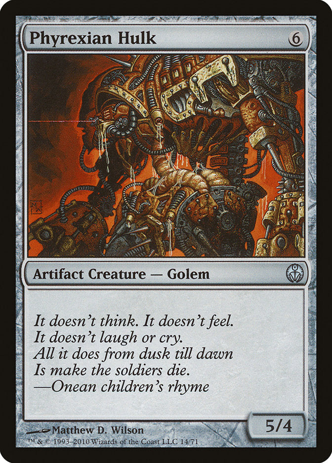 Phyrexian Hulk [Duel Decks: Phyrexia vs. the Coalition] | Game Haven TX