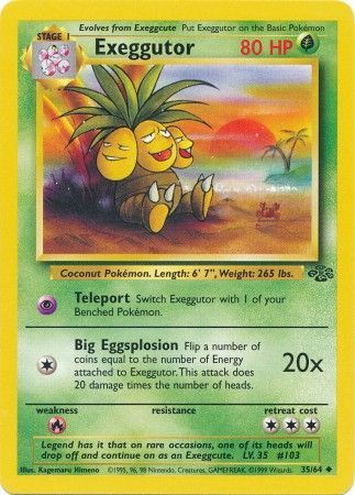 Exeggutor (35/64) [Jungle Unlimited] | Game Haven TX