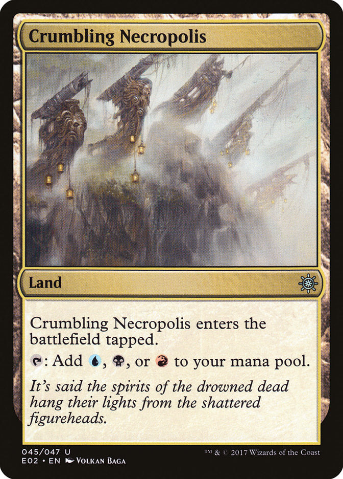 Crumbling Necropolis [Explorers of Ixalan] | Game Haven TX