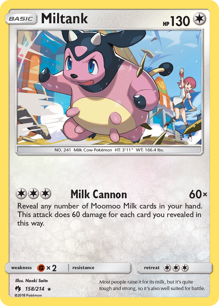 Miltank (158/214) [Sun & Moon: Lost Thunder] | Game Haven TX