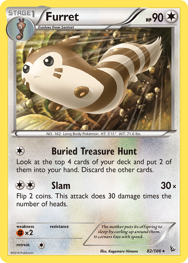 Furret (82/106) [XY: Flashfire] | Game Haven TX