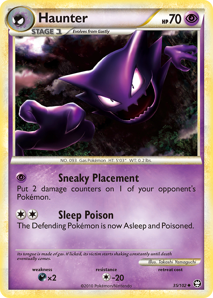 Haunter (35/102) [HeartGold & SoulSilver: Triumphant] | Game Haven TX
