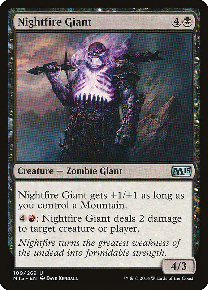 Nightfire Giant [Magic 2015] | Game Haven TX