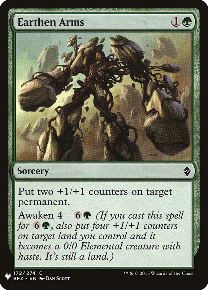 Earthen Arms [Mystery Booster] | Game Haven TX