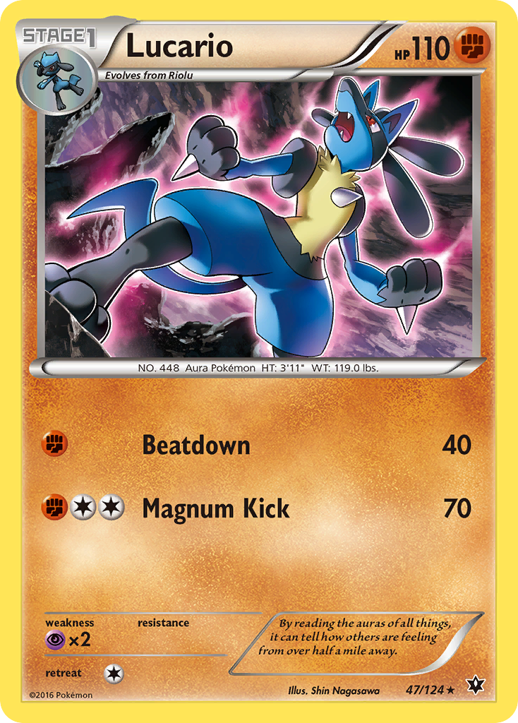 Lucario (47/124) [XY: Fates Collide] | Game Haven TX