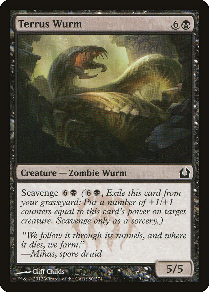 Terrus Wurm [Return to Ravnica] | Game Haven TX
