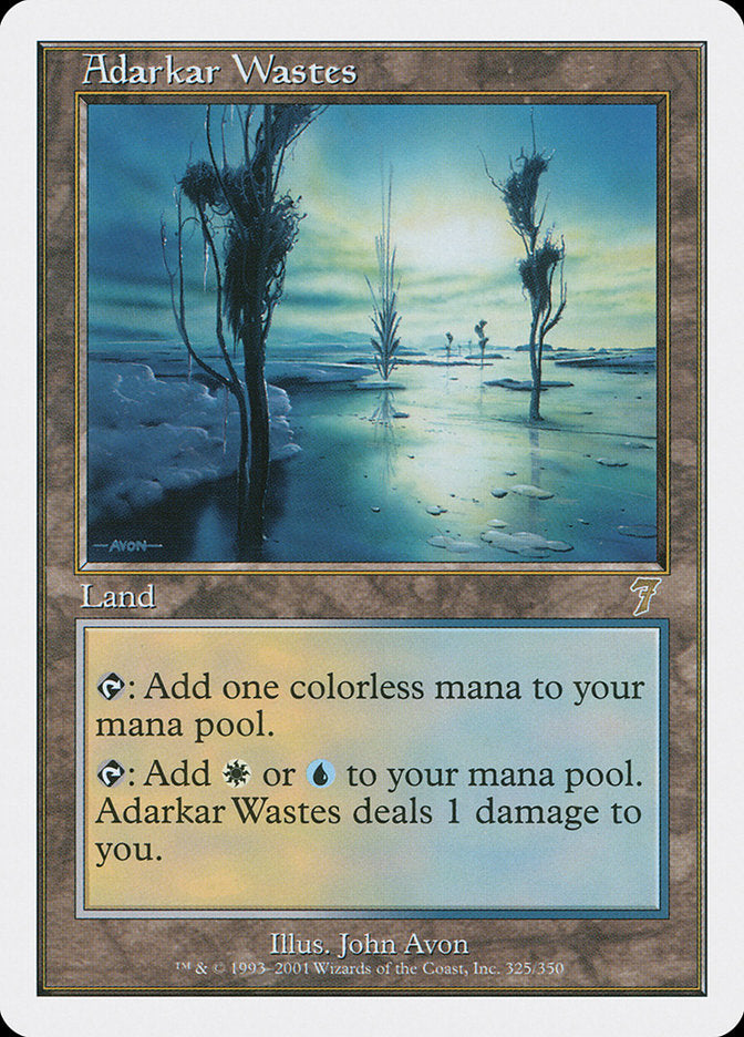 Adarkar Wastes [Seventh Edition] | Game Haven TX