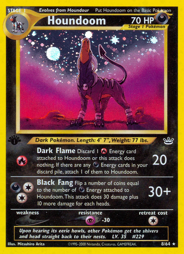 Houndoom (8/64) [Neo Revelation 1st Edition] | Game Haven TX