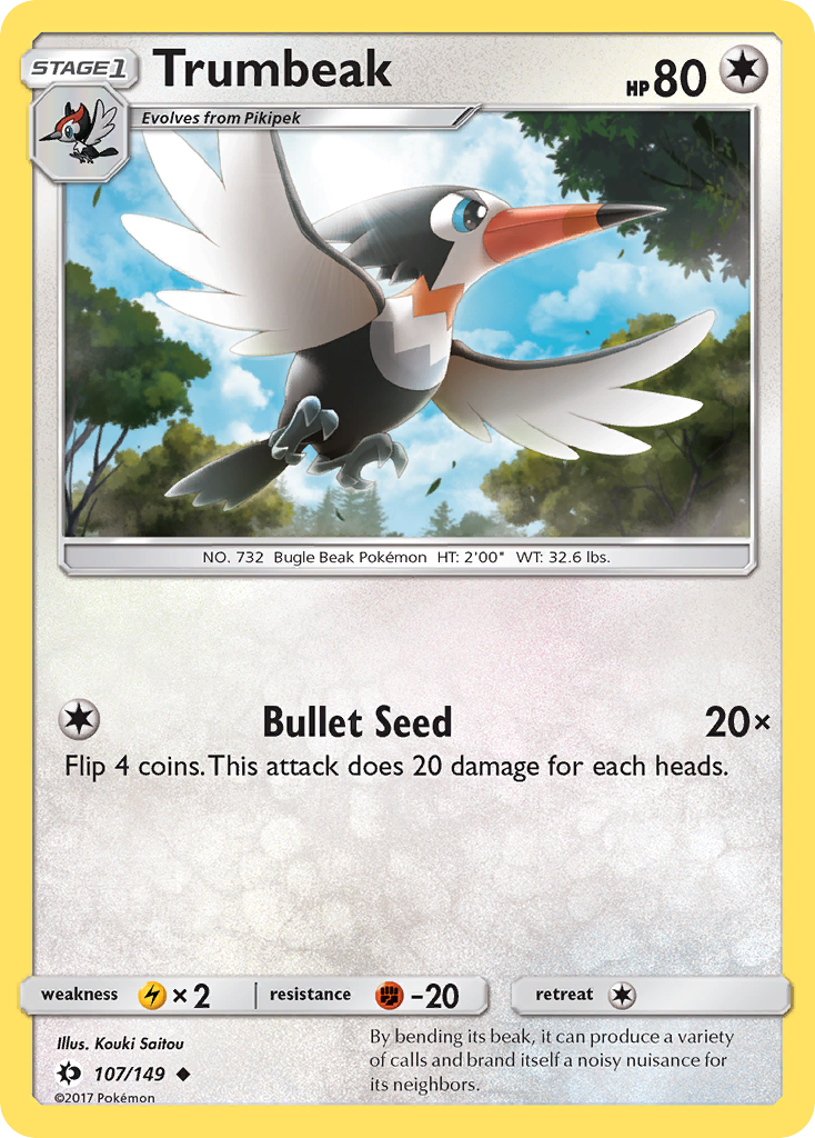 Trumbeak (107/149) [Sun & Moon: Base Set] | Game Haven TX