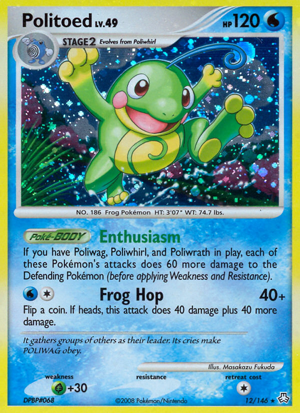 Politoed (12/146) [Diamond & Pearl: Legends Awakened] | Game Haven TX