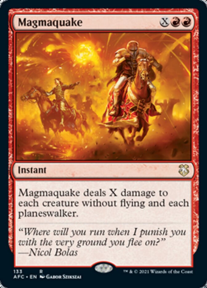 Magmaquake [Dungeons & Dragons: Adventures in the Forgotten Realms Commander] | Game Haven TX