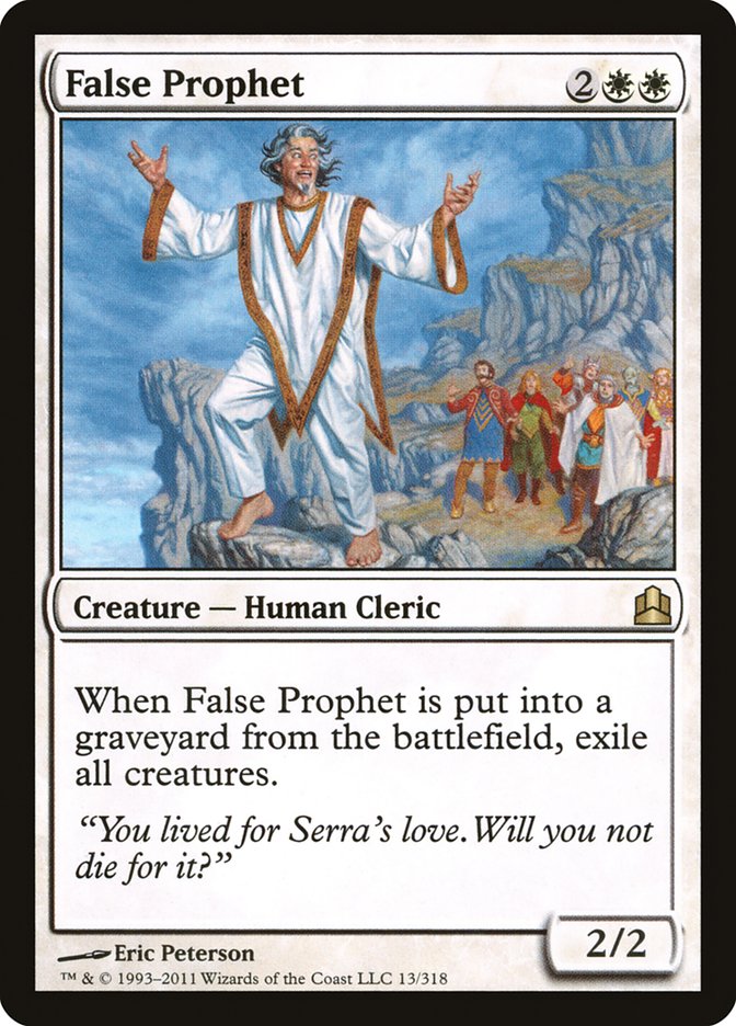 False Prophet [Commander 2011] | Game Haven TX