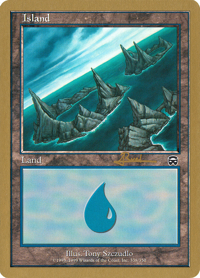Island (ar338) (Antoine Ruel) [World Championship Decks 2001] | Game Haven TX