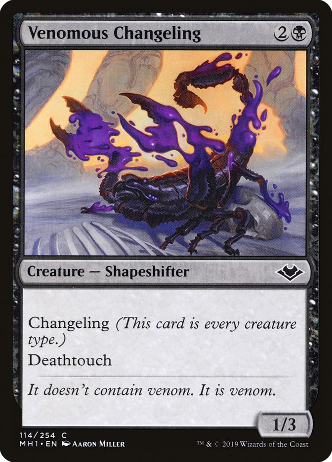 Venomous Changeling [Modern Horizons] | Game Haven TX