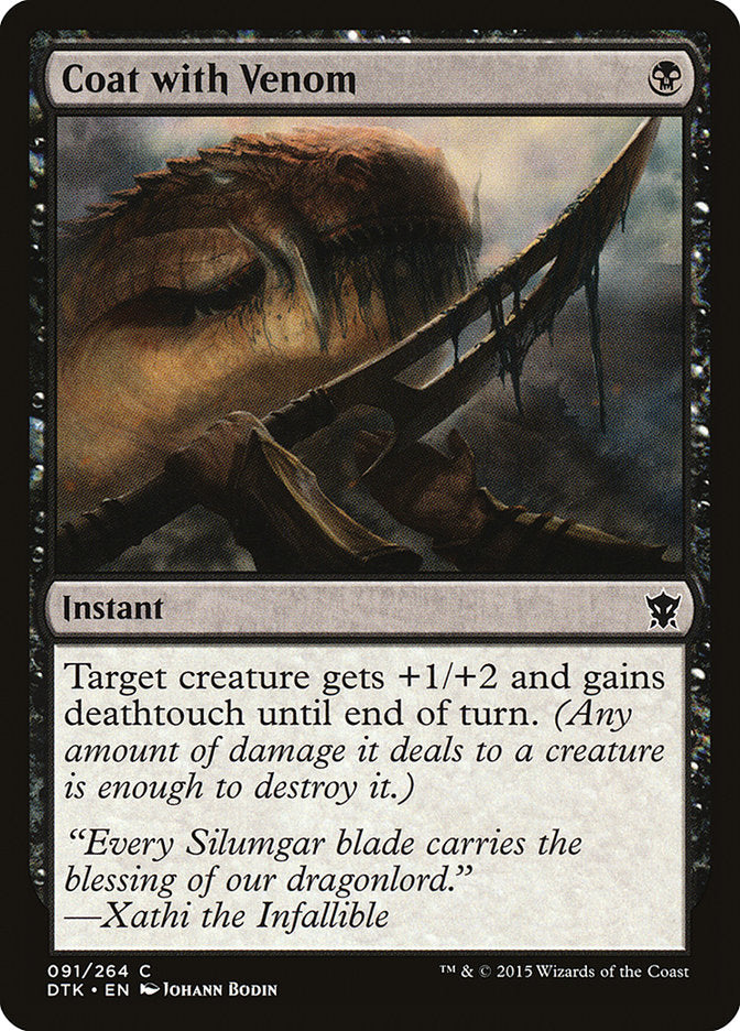 Coat with Venom [Dragons of Tarkir] | Game Haven TX
