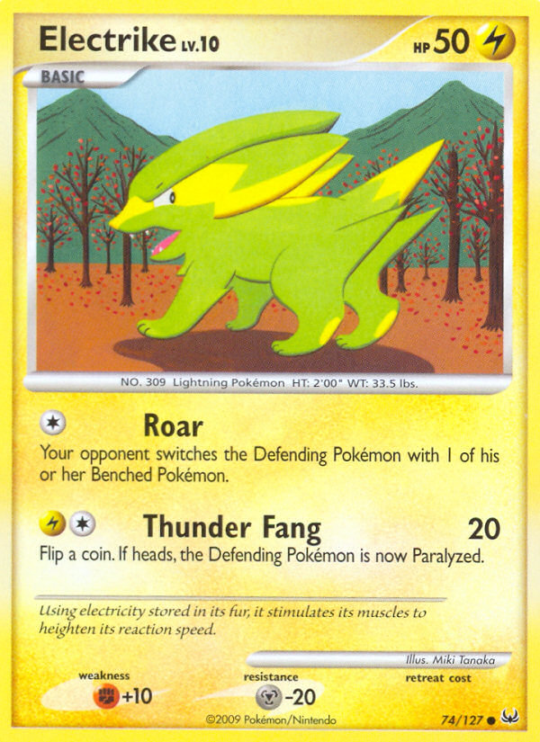 Electrike (74/127) [Platinum: Base Set] | Game Haven TX