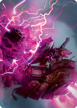 Voltage Surge Art Card [Kamigawa: Neon Dynasty Art Series] | Game Haven TX
