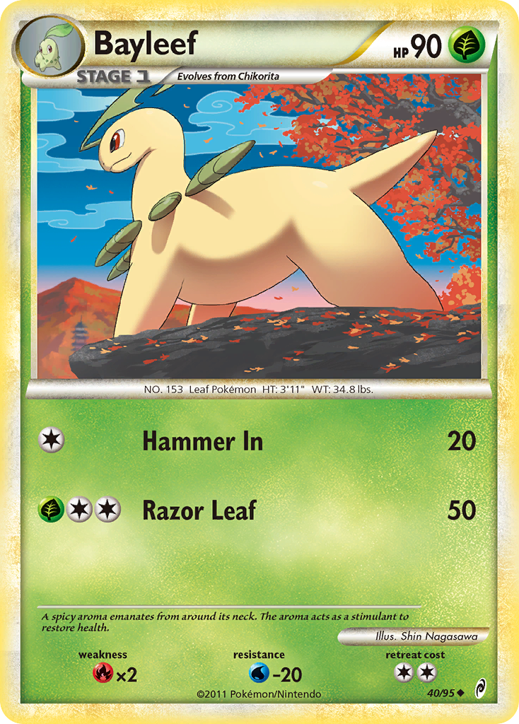 Bayleef (40/95) [HeartGold & SoulSilver: Call of Legends] | Game Haven TX