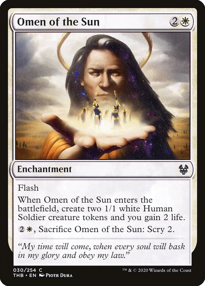 Omen of the Sun [Theros Beyond Death] | Game Haven TX