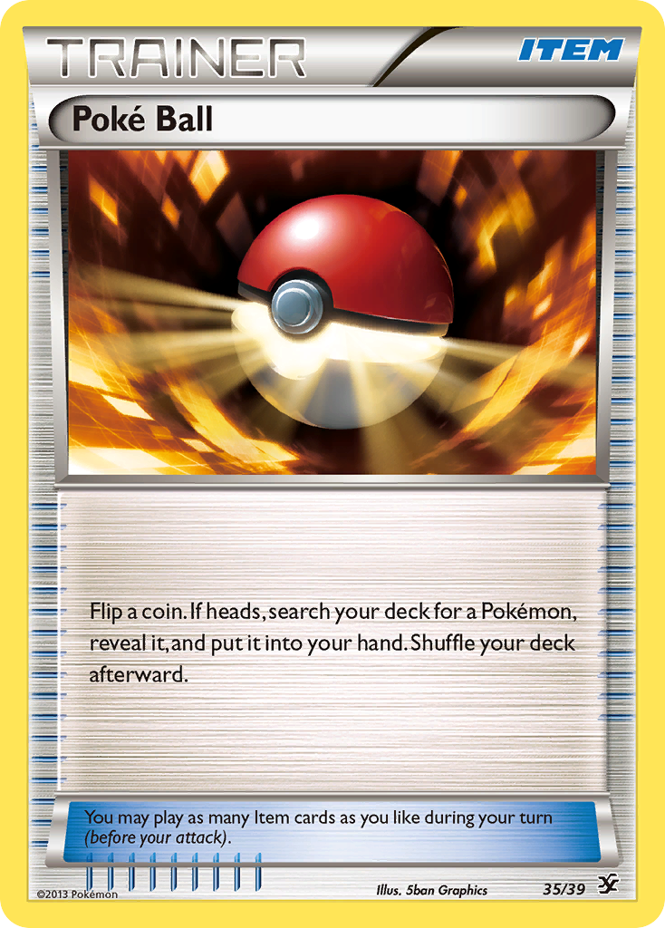 Poke Ball (35/39) [XY: Kalos Starter Set] | Game Haven TX