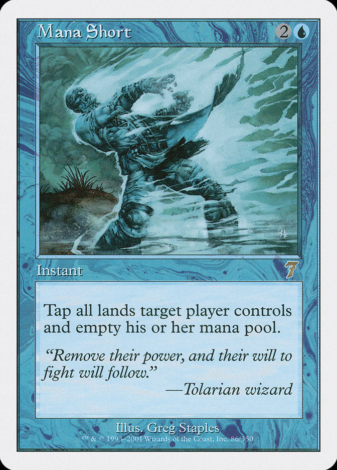 Mana Short [Seventh Edition] | Game Haven TX