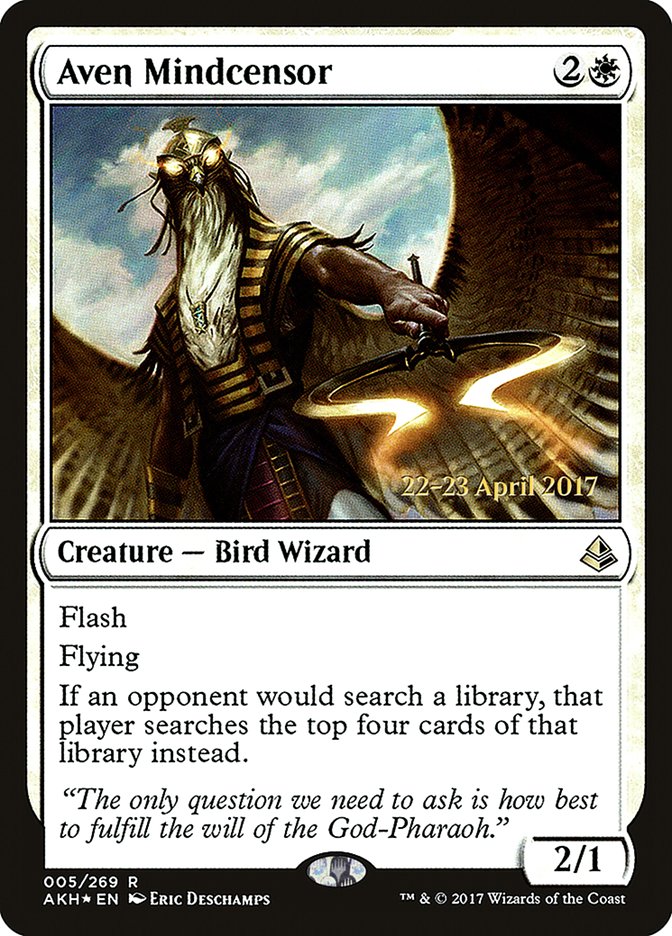 Aven Mindcensor [Amonkhet Promos] | Game Haven TX