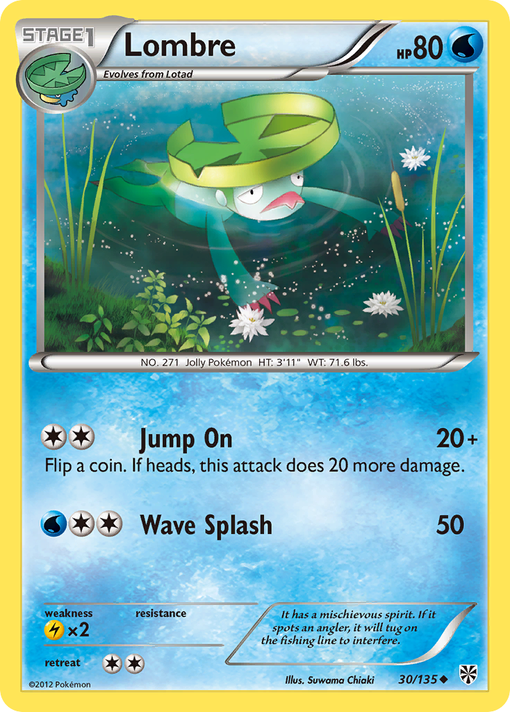 Lombre (30/135) [Black & White: Plasma Storm] | Game Haven TX