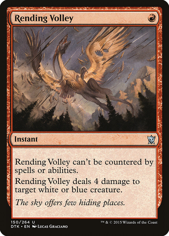 Rending Volley [Dragons of Tarkir] | Game Haven TX
