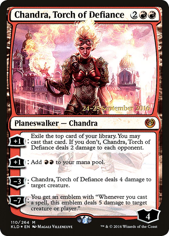 Chandra, Torch of Defiance [Kaladesh Promos] | Game Haven TX
