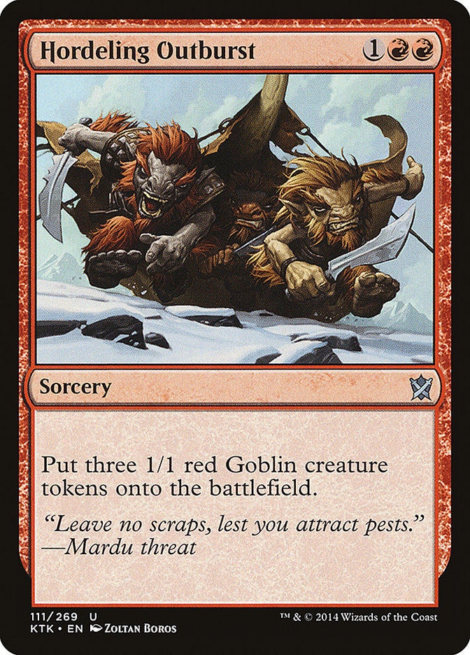 Hordeling Outburst [Khans of Tarkir] | Game Haven TX